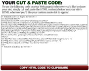 Cut and Paste Code